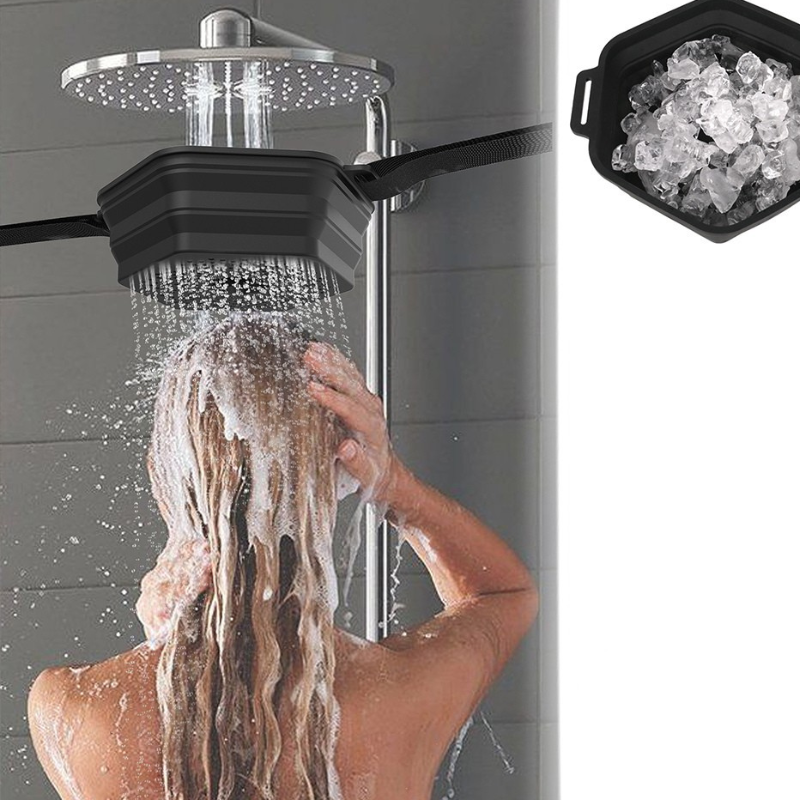 מתקן מקלחת קרח נייד